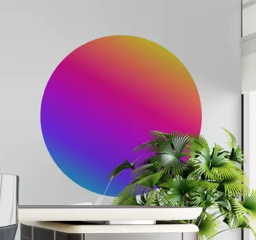 Autocollant Fluide dégradé coloré - TenStickers