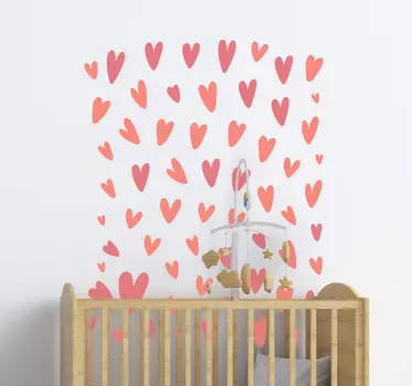 Autocollant Forme Petits coeurs - TenStickers