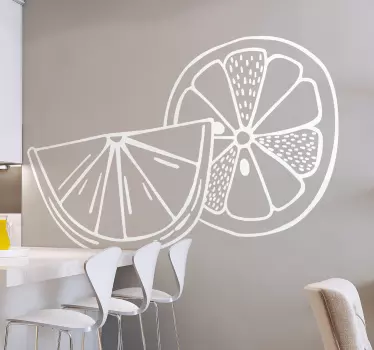 Autocollant Fruit Les agrumes - TenStickers