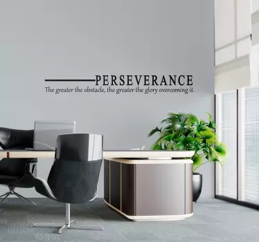 Autocollant Motivation Persévérance - TenStickers