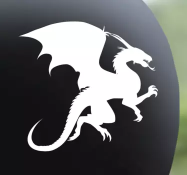 Autocollant Moto Casque de dragon - TenStickers
