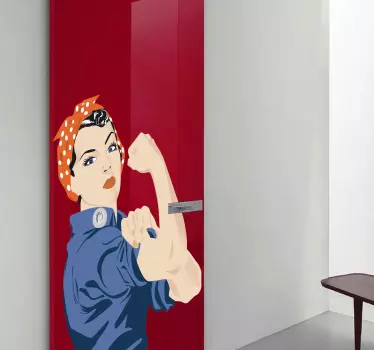 Autocollant mural affiche retro - TenStickers