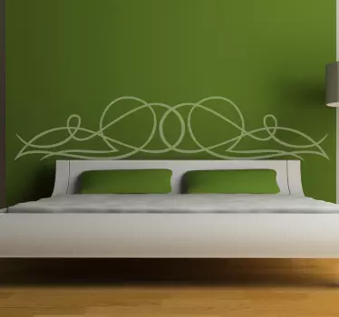 Autocollant mural tête de lit - TenStickers