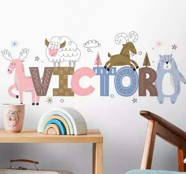 Autocollant Personnalisable Animaux polaires - TenStickers