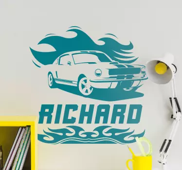 Sticker de Voiture avec prénom - TenStickers