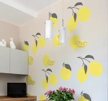 Autocollant Photo Ensemble de citron - TenStickers