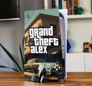 Autocollant playstation jeux vidéo personnalisé nom - TenStickers
