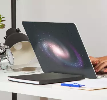 Autocollant pour ordinateur portable galaxie - TenStickers
