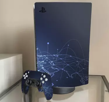 Autocollant PS5 Des étincelles de feu vif - TenStickers