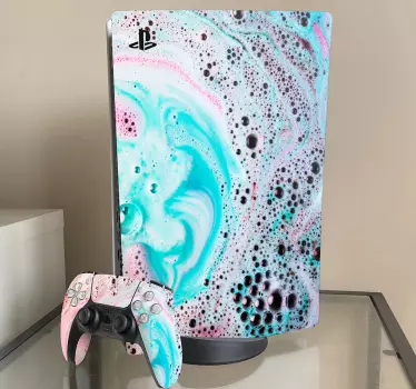 Autocollant PS5 Effet savonneux ps4 - TenStickers