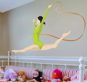 Autocollant sport gymnastique rythmique - TenStickers