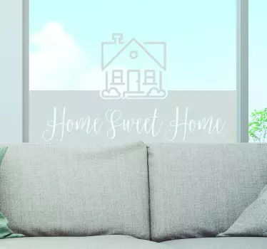 Sticker Maison Home Sweet Home - TenStickers