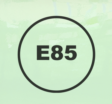 Autocollant Voiture Essence e85 - TenStickers