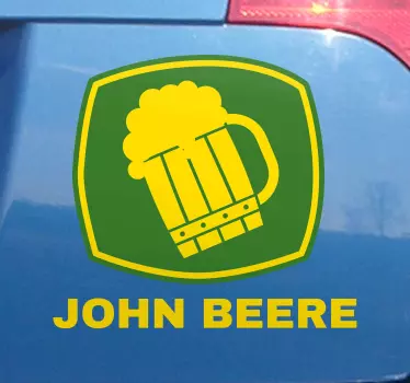 Autocollant Voiture John beere - TenStickers