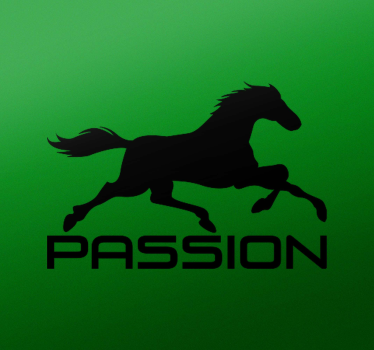 Autocollant Voiture Passion du cheval - TenStickers