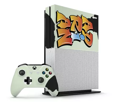 Autocollant Xbox One La lettre de graffiti de votre nom - TenStickers