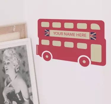 bus Londres personnalisable - TenStickers