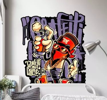 Kit pour Sticker Art de rue graffiti - TenStickers