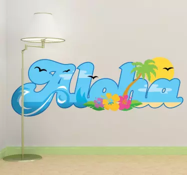 Sticker aloha - TenStickers