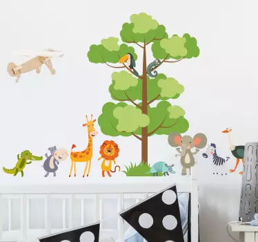 Sticker animaux savane - TenStickers