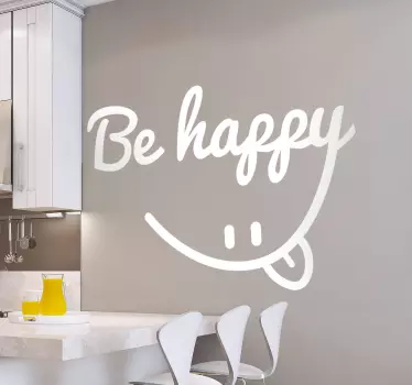 Sticker Be Happy - TenStickers