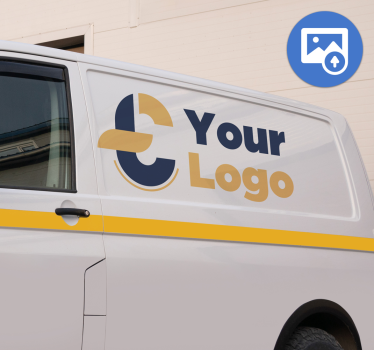Sticker camion logo d'entreprise personnalisé - TenStickers