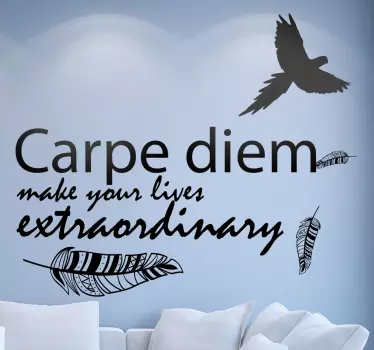Sticker Carpe Diem - TenStickers