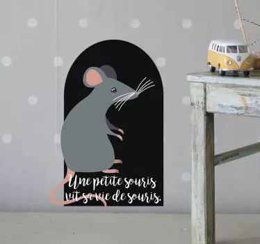 Sticker Mural petite souris - TenStickers
