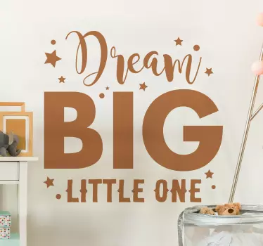 Sticker Maison Texte Beaux Rêves - TenStickers