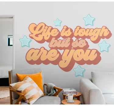 Sticker citation affirmation inspirante - TenStickers