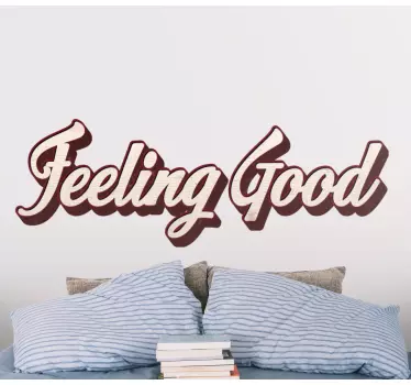 Sticker citation agencement de texte motivant - TenStickers