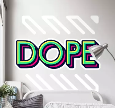 Sticker citation citation colorée tendance - TenStickers
