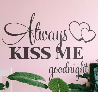 Sticker citation design d'amour - TenStickers