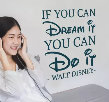 Sticker Citation Disney - TenStickers
