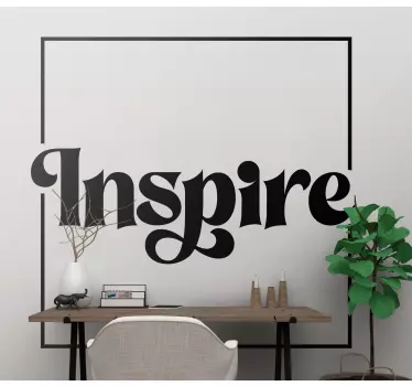 Sticker citation inspirez votre espace avec des mots - TenStickers