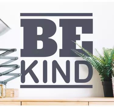 Sticker citation montrez de la compassion - TenStickers