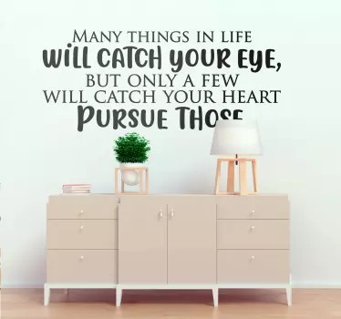 Sticker citation citations de vie motivantes - TenStickers