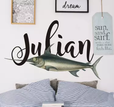 Sticker citation soleil sable surf pur bonheur - TenStickers