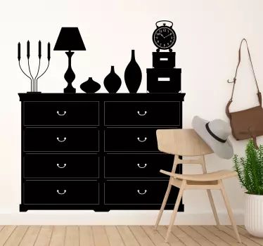 Sticker commode classique - TenStickers
