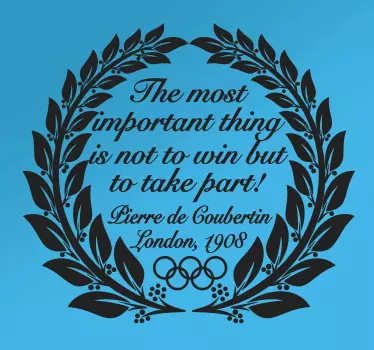 Sticker couronne olympique - TenStickers