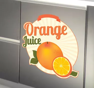 Sticker cuisine orange juice - TenStickers