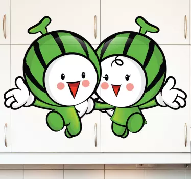 Sticker cuisine petites pastèques - TenStickers