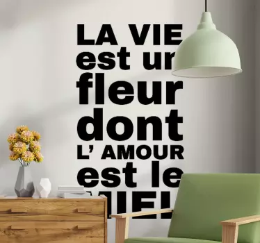Sticker de Motivation Citation de miel - TenStickers