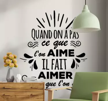 Sticker de Motivation Quand sur un pas - TenStickers
