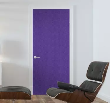 Sticker de Porte Feuille adhésive violette - TenStickers