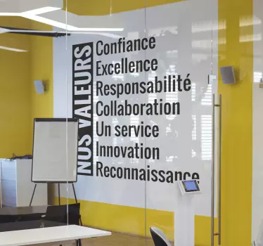 Sticker Texte entreprise - TenStickers