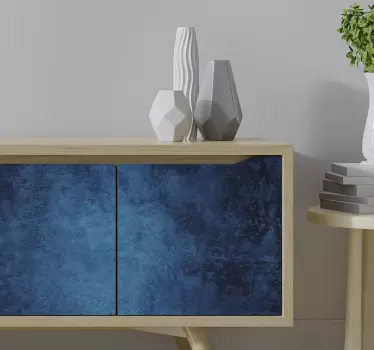 Sticker Deco Meuble Fond bleu marine - TenStickers