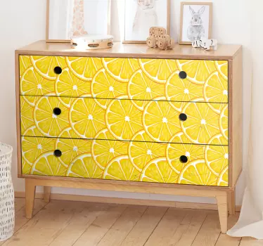 Sticker Deco Meuble sticker orange - TenStickers