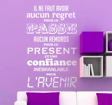 Autocollant muraux Salon citation Jean Jaurès - TenStickers