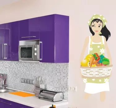 Sticker dessin primeur - TenStickers